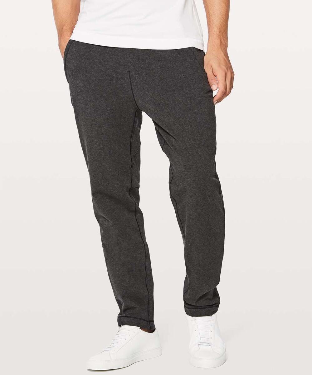 Lululemon Athlesuire Fitness Cross Cut 31” Heathered Black Activewear Joggers